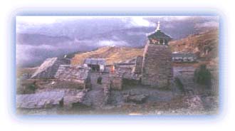 Tungnath, the highest Hindu shrine in the inner Himalayas. It is a Panch Kedar - one of the five temples in Garhwal, where Lord Shivais worshipped. Credit: Discover India