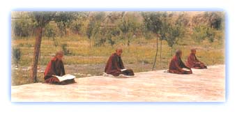 Young monks at the Tabo Monastery. Credit: Discover India