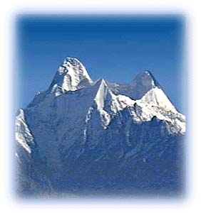 View of Nanda Devi South, from Kumaon. Credit: Karamjeet Singh