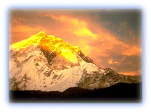 Sunset at Nuptse, a Himalayan giant in Nepal. Credit: Stan Armington