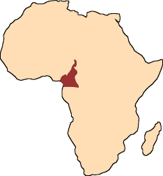 map of Cameroon
