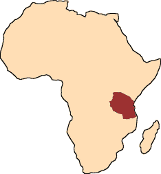 map of Tanzania