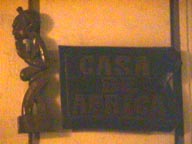 Sign for the Casa de Africa