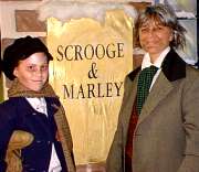 Scrooge and Tiny Tim
