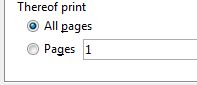 print pages