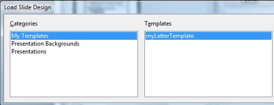 slide design template