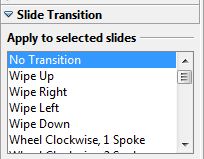 transition pane
