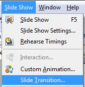 transition select