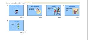 view slide main tab
