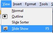 view slide sort