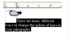 line indent first line