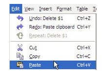 move column paste