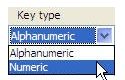table sort key