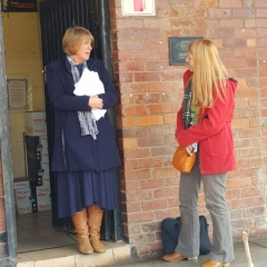 Janet and Tracey at Isibongo